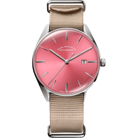 D-Series Stainless Steel / Pink / NATO