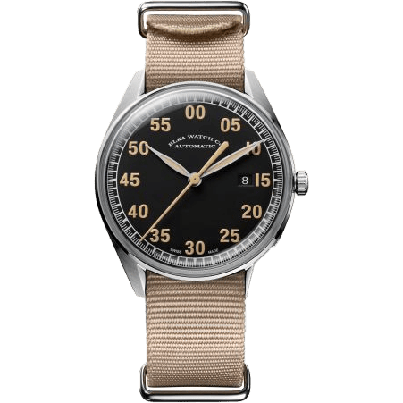 Elka Watch Co. X-Series Stainless Steel / Black / NATO X01-0901