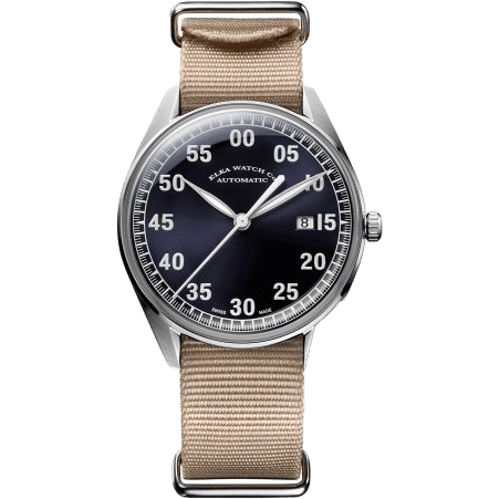 Elka Watch Co. X-Series Stainless Steel / Blue / NATO X03-0901
