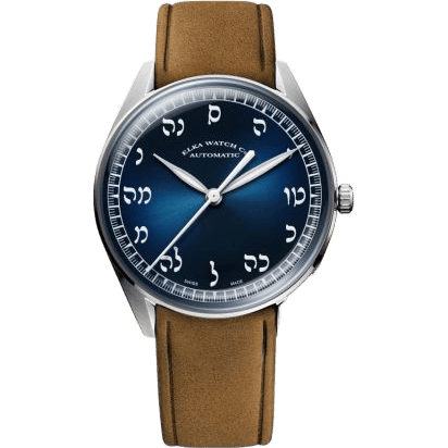 Elka Watch Co. X Ace Jewelers Diversity Series Stainless Steel / Blue / Hebrew X14-0804