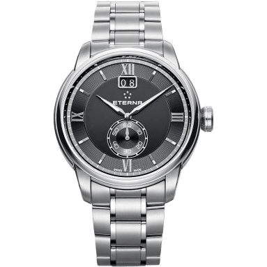 Adventic Quartz Big Date Black / Bracelet