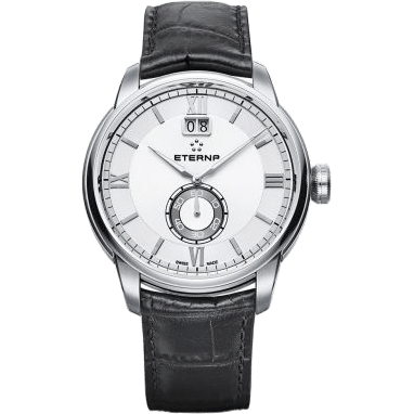 Adventic Quartz Big Date Silver / Strap
