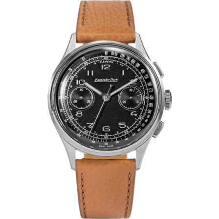 Chronograph Stainless Steel / Black / Brown Matte