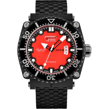 Diver Automatic Red / Bracelet