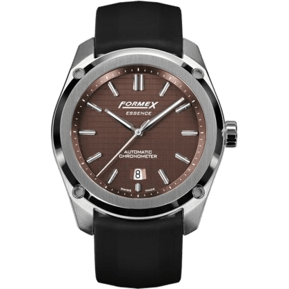Formex Essence Automatic Chronometer Brown / Rubber 0330.1.6351.910
