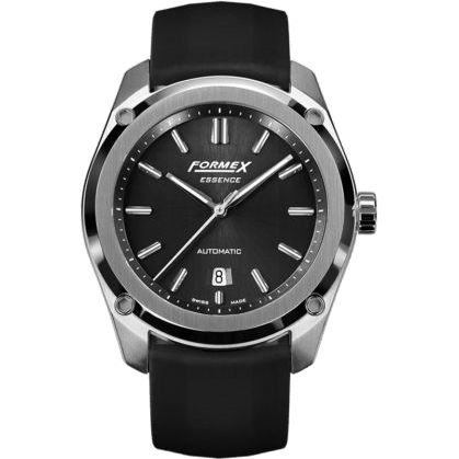 Formex Essence Automatic Black / Rubber 0330.1.7321.910