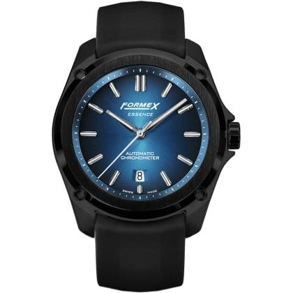 Essence Leggera Automatic Chronometer Electric Blue / Rubber
