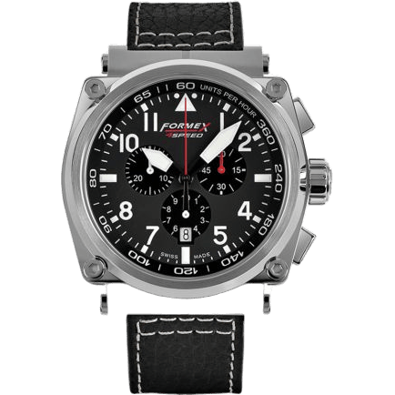 Pilot Quartz Chronograph Black / Calf