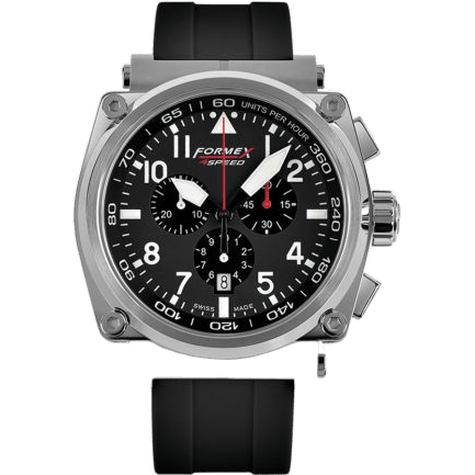 Pilot Quartz Chronograph Black / Rubber