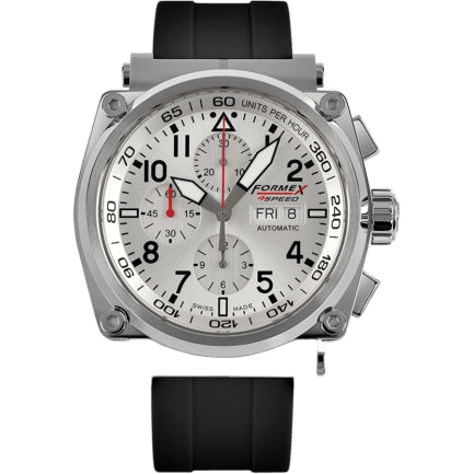 Pilot Automatic Chronograph Silver / Rubber