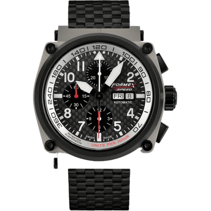 Pilot Automatic Chronograph Sandblasted / Carbon Fibre / Bracelet