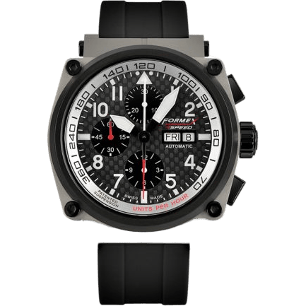 Pilot Automatic Chronograph Sandblasted / Carbon Fibre / Rubber