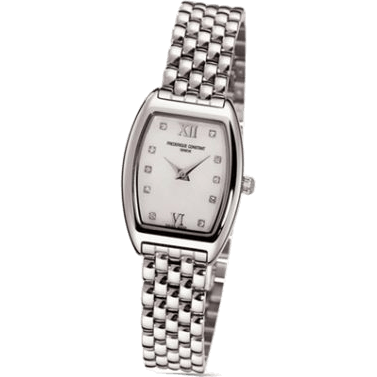 Art Deco Tonneau Stainless Steel / MOP / Bracelet