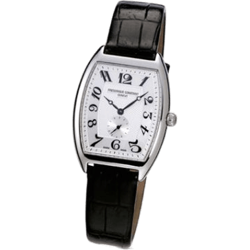 Art Deco Tonneau Small Second Stainless Steel / Silver