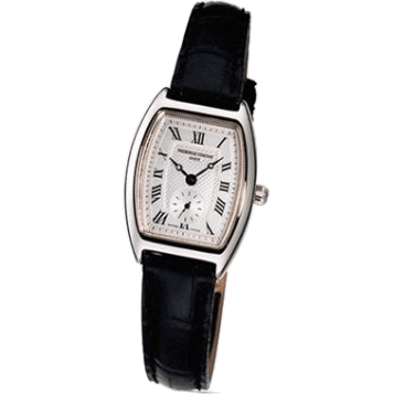 Art Deco Tonneau Small Second Stainless Steel / Silver
