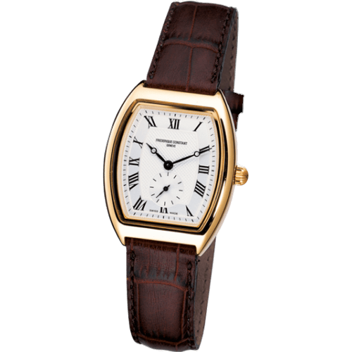 Art Deco Tonneau Small Second Yellow Gold / Silver