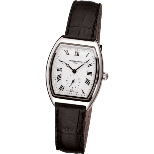Art Deco Tonneau Small Second Stainless Steel / Silver