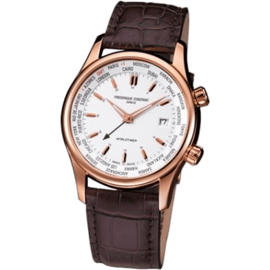 Index Worldtimer Quartz Rose Gold / Silver