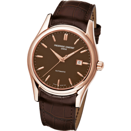 Clear Vision Automatic Rose Gold / Brown