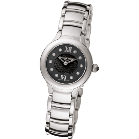 Junior Ladies Stainless Steel / Black / Bracelet