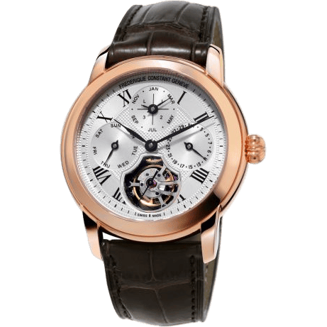 Frederique Constant Classic Tourbillon Perpetual Calendar Manufacture / Silver / FC-975MC4H4