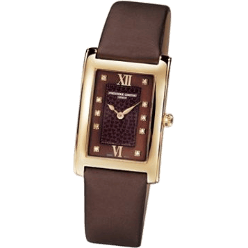 Carree Ladies Yellow Gold / Brown