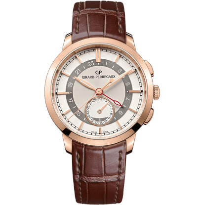 1966 Dual Time Pink Gold Silver