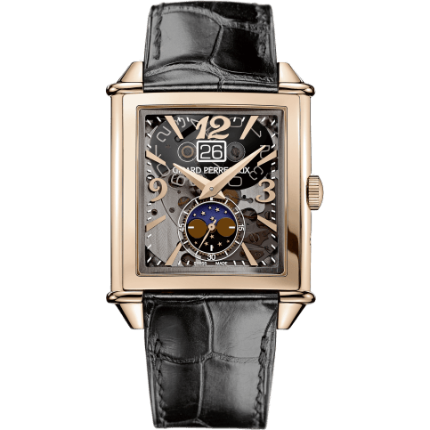 Vintage 1945 XXL Large Date and Moonphases Pink Gold / Grey Sapphire