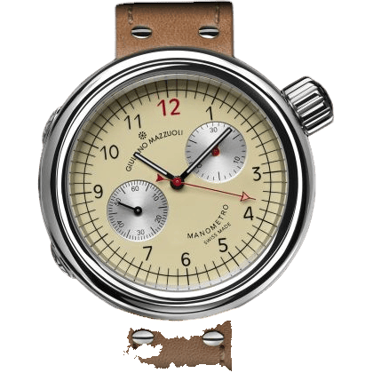 Manometro Chronograph Polished / Ivory