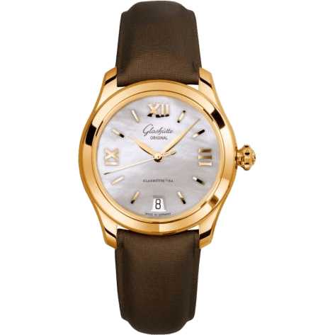 Glashütte Original Lady Serenade Rose Gold / MOP / Calf - Pin 1-39-22-09-01-44