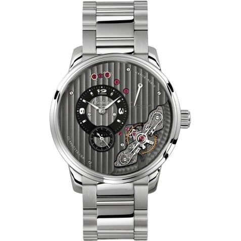 Glashütte Original PanoInverse Stainless Steel / Black / Bracelet 1-66-06-04-22-14