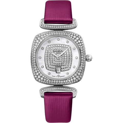 Glashütte Original Pavonina Date White Gold / Diamond / MOP - Diamond / Satin 1-03-01-05-34-30