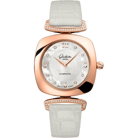 Glashütte Original Pavonina Red Gold / Diamond / MOP / Alligator 1-03-02-04-05-30