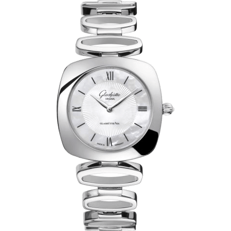 Glashütte Original Pavonina Stainless Steel / MOP / Bracelet 1-03-02-05-02-14