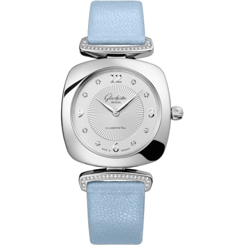 Glashütte Original Pavonina Stainless Steel / Diamond / Silver / Calf 1-03-02-12-12-35