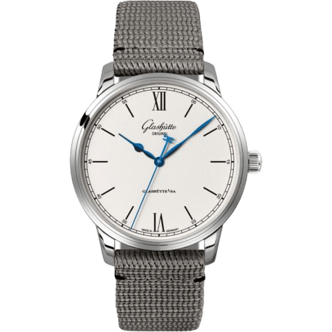 Glashütte Original Senator Excellence Stainless Steel / Silver / Synthetic 1-36-01-01-02-36