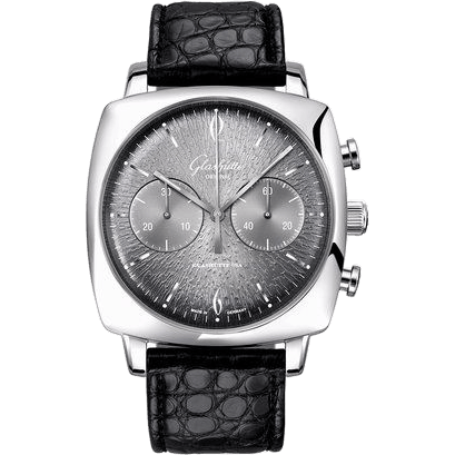Glashütte Original Sixties Square Chronograph Stainless Steel / Rock 1-39-34-25-32-04