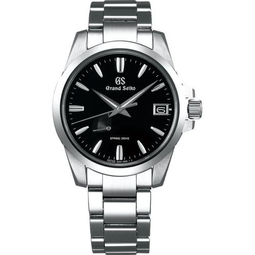 Spring Drive Stainless Steel / Black / Bracelet
