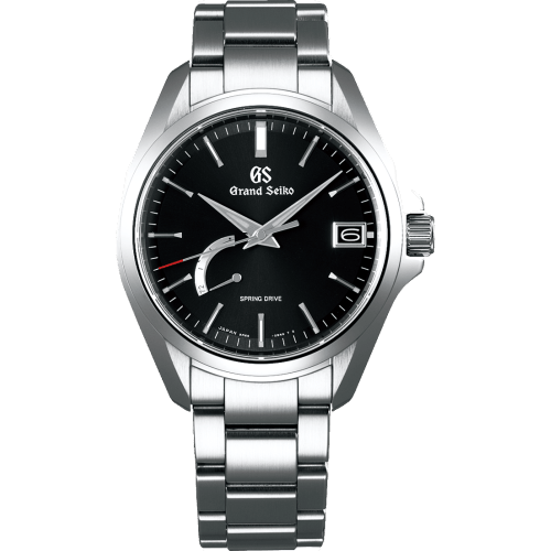 Spring Drive Stainless Steel / Black / Bracelet