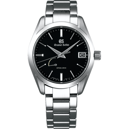 Spring Drive Stainless Steel / Black / Bracelet