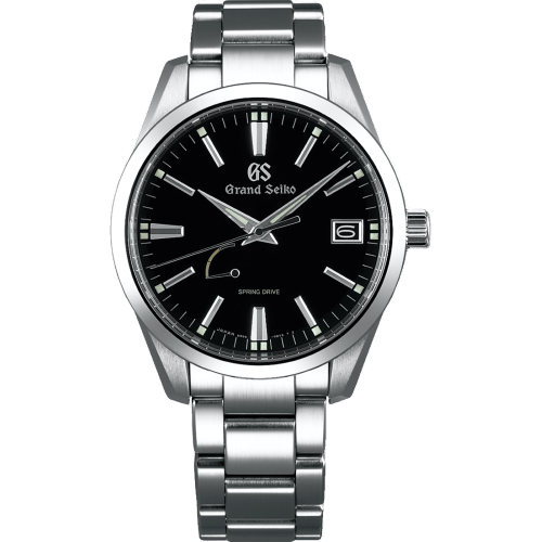 Spring Drive Stainless Steel / Black / Bracelet