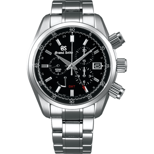 Spring Drive Chronograph Stainless Steel / Black / Bracelet