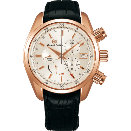 Spring Drive Chronograph Pink Gold / Silver / Strap