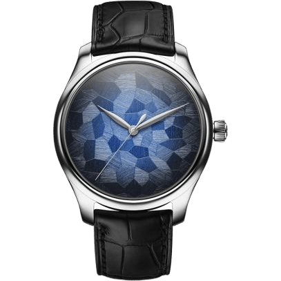 Endeavour Centre Seconds Stainless Steel / Mosaic Blue Concept