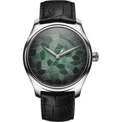 H. Moser & Cie Endeavour Centre Seconds Stainless Steel / Mosaic Green Concept 1200-1221