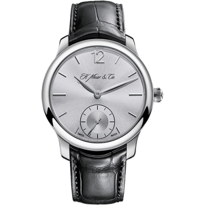 Endeavour Small Seconds, White Gold, Argenté Dial