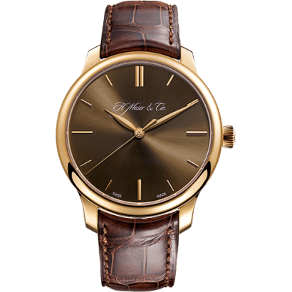H. Moser & Cie Endeavour Centre Seconds, Rose Gold, Marrone Dial 1343-0103