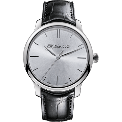 Endeavour Centre Seconds, White Gold, Argenté Dial