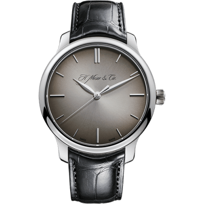 Endeavour Centre Seconds, White Gold, Fumé Dial