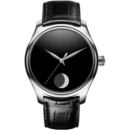 H. Moser & Cie Endeavour Perpetual Moon Stainless Steel / Vantablack Concept 1801-1200